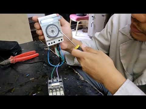 How to set Hager EH110 24 hours timer