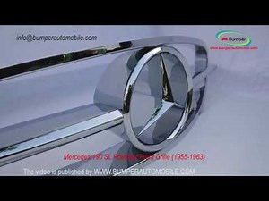 Mercedes 190 SL Roadster front grille 1955 1963