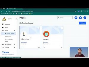 Creating Teacher Pages in Clever