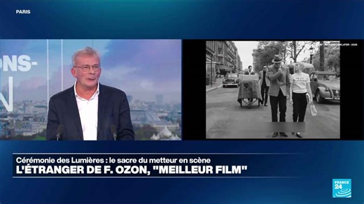 31e cérémonie des Lumières : l'Étranger de François Ozon sacré meilleur film