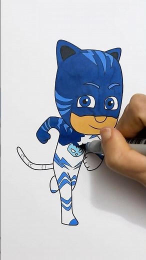 Coloring PJ Masks Catboy