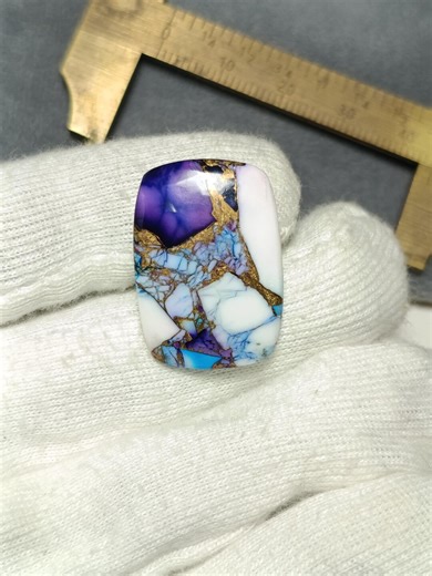 Radiant Purple Copper Turquoise, Cabochon, Unique Purple Gemstone for Jewelry Making - Etsy