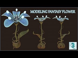 Modeling a Stylized Glowing Magical Flower [3ds Max/Rizom Tutorial]