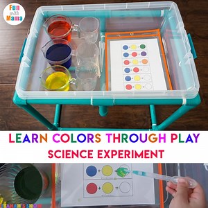 Color Mixing Water Activity For Kids
