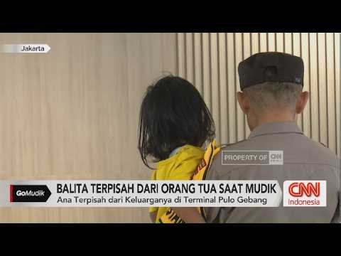 Balita Terpisah dari Orang Tua Saat Mudik