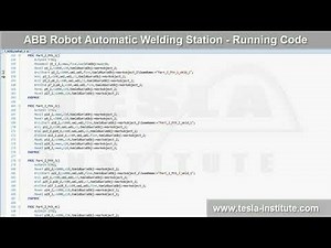 ABB Robot Automatic Welding Station - Running Code