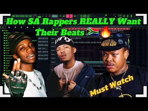 How SA Rappers REALLY Want Their Beats 🇿🇦🔥 (Must Watch)