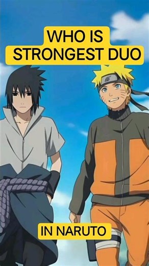 Top 5 Strongest Duo in Naruto ! #shorts #trending #anime
