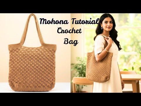How to Make a Crochet Shoulder Bag for Beginners | Step-by-Step Guide