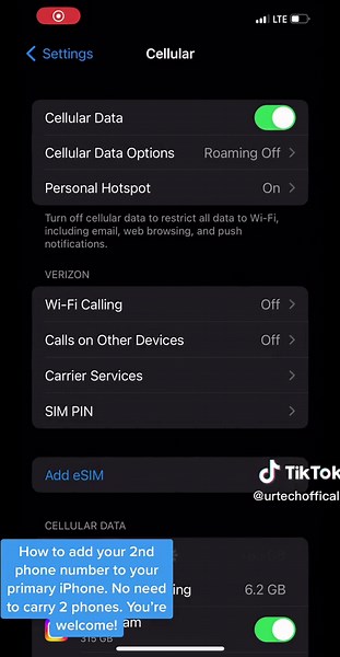 Do you have 2 phone numbers? This is how to add both to just 1 device. #screammovie #screammovie #fyp #fypシ #ios16 #iphone14