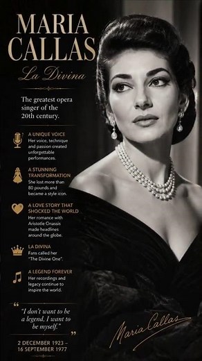 Who Was Maria Callas? #history #mariacallas #opera