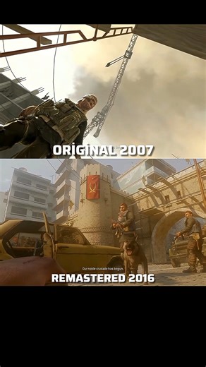 Original vs Remastered Modern Warfare – Epic Visual Upgrade. #ModernWarfareRemaster