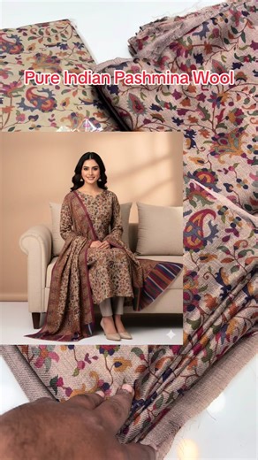 Pure Indian Pashmina Wool Dress Collection for 2026