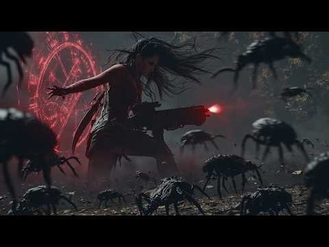 ALIEN BUG HUNTER | Slayer of the Void Swarm | Dark Fantasy Sci-Fi Metal Cinematic