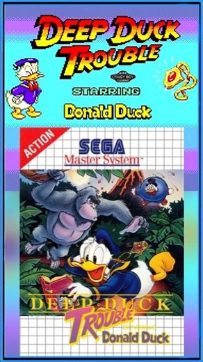 Deep Duck Trouble Starring Donald Duck Sega - Master System Gameplay #retrogaming #retrogamer