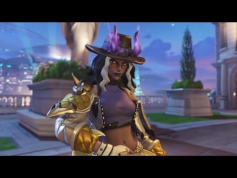 Demon Rocker Ashe Skin Preview | Overwatch Season 16