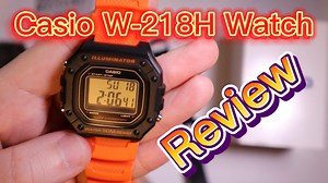 Watch Casio W-218H Watch Review on Amazon Live