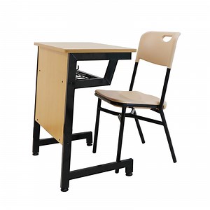 [Hot Item] Philippine Wooden School Furniture Student Desk and Chair Set