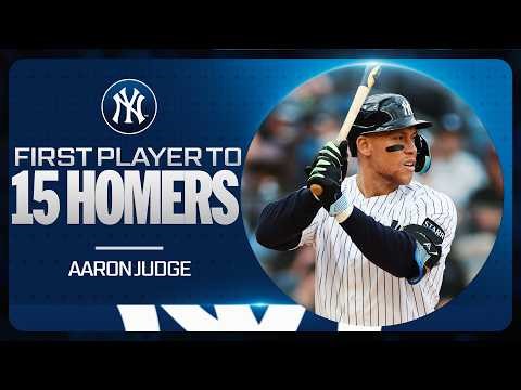 FIRST TO 15 HOMERS! Will Aaron Judge stay on top of the MLB home run leaderboard in 2026?