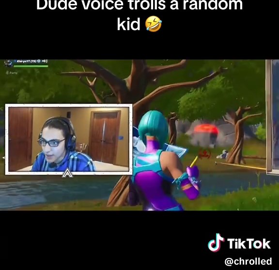 Cute Voice Trolling in Fortnite Gaming