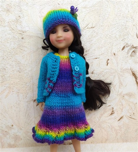 Outfit for Ruby Red Doll; Jacket, Dress, Beret for RRFF, Rainbow Set Ruby Red Fashion Friends; Handmade Clothes 14-inch/ 37cm Doll - Etsy