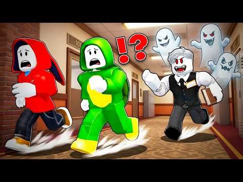 JJ and Mikey Escaped Haunted Hotel ?! (Maizen Roblox)