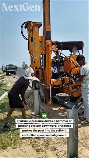 Hydraulic Post Driving Technology