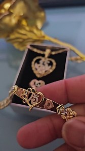 14k Gold Plated Quinceañera Jewelry Set | Lindo Set (cadena, Anillo Y Brazalete) | XV Años | Oro Laminado | 15 Years Old Set |deal Today| - Etsy