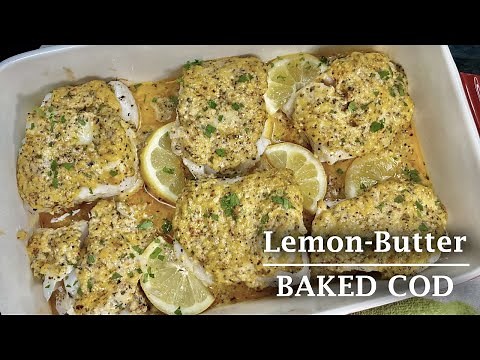 Lemon-Butter Baked Cod Recipe | Easy Baked Cod Recipe