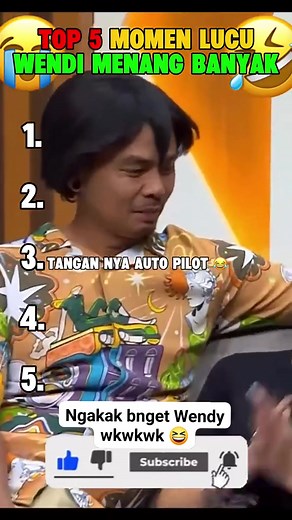 527K views · 10K reactions | Top 5 moment lucu Wendy menang banyak wkwk 藍 #laporpaktrans7 #laporpaklucu #wendycagur #laporpak | Martunis Ibnu Aziz | Facebook