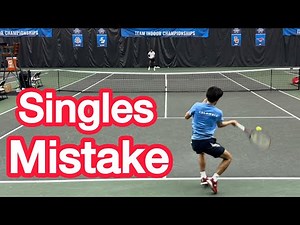 You MUST Do This When You Hit Cross Court (Tennis Singles Strategy)