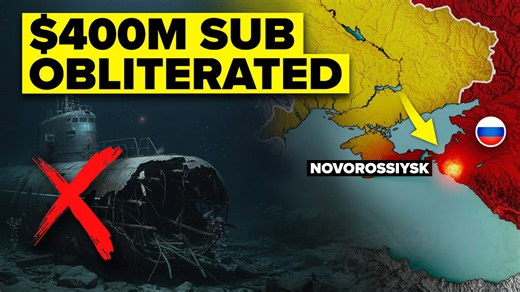Ukraine sinks $400M Putin’s sub in a world-first underwater drone strike