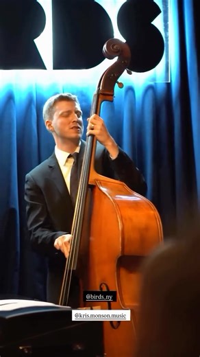Kris Monson on Instagram: "@birds_ny tonight! (64 Downing st) with @leandropellegrinoguitar @brandonpiano and @morchidrums Sets at 7:30 and 9:30 pm… great vibe, 2nd set is a session. Cats, come play! Video by @dearliordoron s/o to @claffybass 🙏🎻"