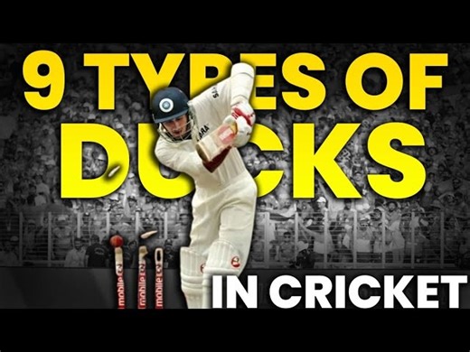 Understanding the 9 Types of Ducks in Cricket |The Ultimate Guide to the 9 Types of Ducks in Cricket