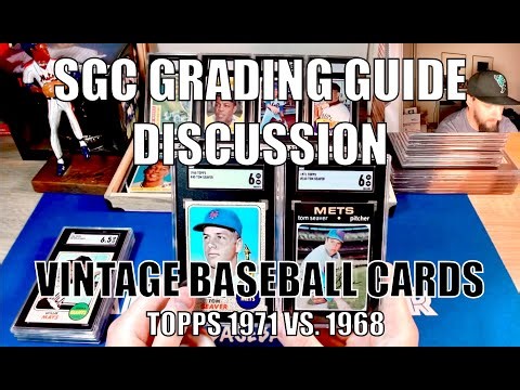 Discussing the guide to SGC Grading of Vintage Baseball Cards - Year by Year Analysis