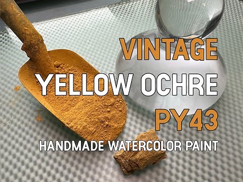 Reviving the Past: How a Vintage Yellow Ochre Pigment Became a Stunning Watercolor Paint