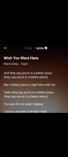 🌌✨ #neckdeep #wishyouwerehere #song #lyrics