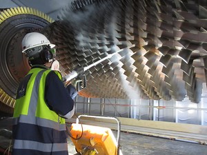 Turbine Cleaning with Dry Ice Blasting | Polar IceTech