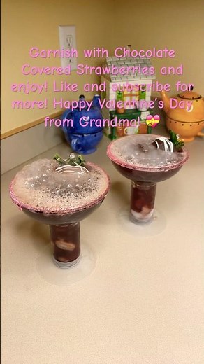 How To Make Grandmas Love Potion Number 9!! 😋💝 #lovepotion #mocktail #valentinesday