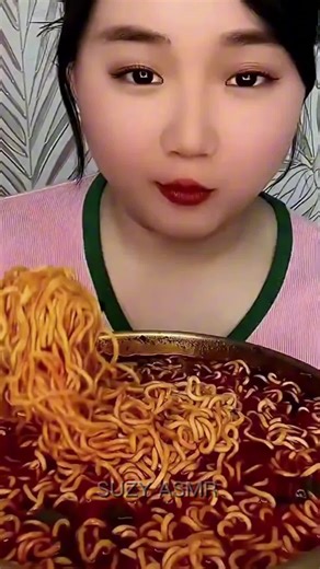 🍜✨ Slurping up some satisfying noodles straight from the bowl — the sound, the texture, and the vibe are pure ASMR heaven! 🥢💦 #NoodleASMR #SlurpSounds #FoodieVibes #SatisfyingEats #mukbangeatingshow
