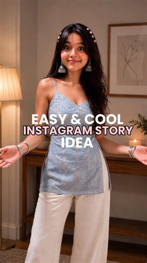Easy & Cool Instagram Story Idea || ❤️❤️‍🔥#instagram #youtube #reels #shorts #cool #easy #tutorial
