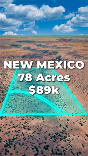 78 Acres of NEW MEXICO LAND for SALE that borders over 200,000 Acres of Publicly Accessible BLM Land where you find Elk, Mule Deer & Pronghorn. View the Property Images, Maps & Details at: LANDIO.com There are NO County Zoning Restrictions for this 78 Acre Property. There is Dirt Road Access through the Southwest Corner along with Power approximately 600 feet from the Southern boundary of the Property. Springerville, Arizona is approximately 23 miles from the Property. Springerville has a popula