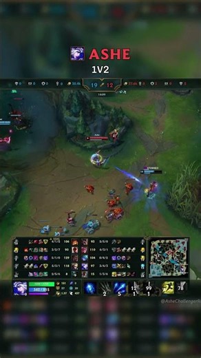 Ashe 1V2 | NA Master Patch 26.13 #shorts
