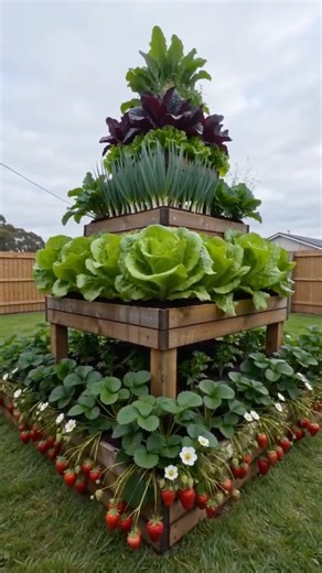 Build a Vertical Pyramid Planter Box 🪵