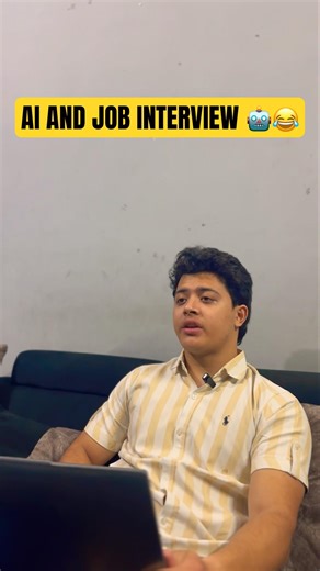Ai ke saat job interview dena aagya 😂 #comedy #friends #shorts #ai #comdeymemes #interview