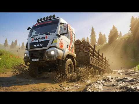 Spintires: Mudrunner Truck Mod - Logging truck
