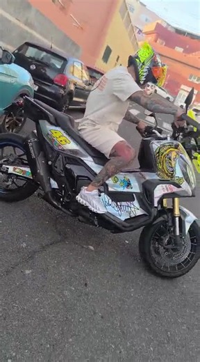 Probando llanta 17’’ Honda integra 750 en honda x adv 750 🚀🔥🥇💯🏍️