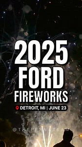 🎆 DETROIT, it’s time to light up the night—the Ford Fireworks are back! 🎇✨ On Monday June 23 at 10:00 PM, the Detroit River is about to become the ultimate stage for over 10,000 mind-blowing fireworks. A legendary tradition for over 60 years, this is THE summer spectacle that makes Detroit shine brighter than ever. 🌟🌃 🔥 Your go-to spots for the best views: 📍 Hart Plaza: The heart of the action—high energy, big crowds, pure excitement. 📍 Belle Isle: Epic skyline views and a laid-back atmos