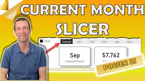 Default Your Slicer to the Current Month in Power BI