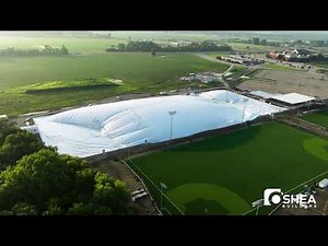 See the world's largest inflatable sports dome be inflated in Springfield, IL!